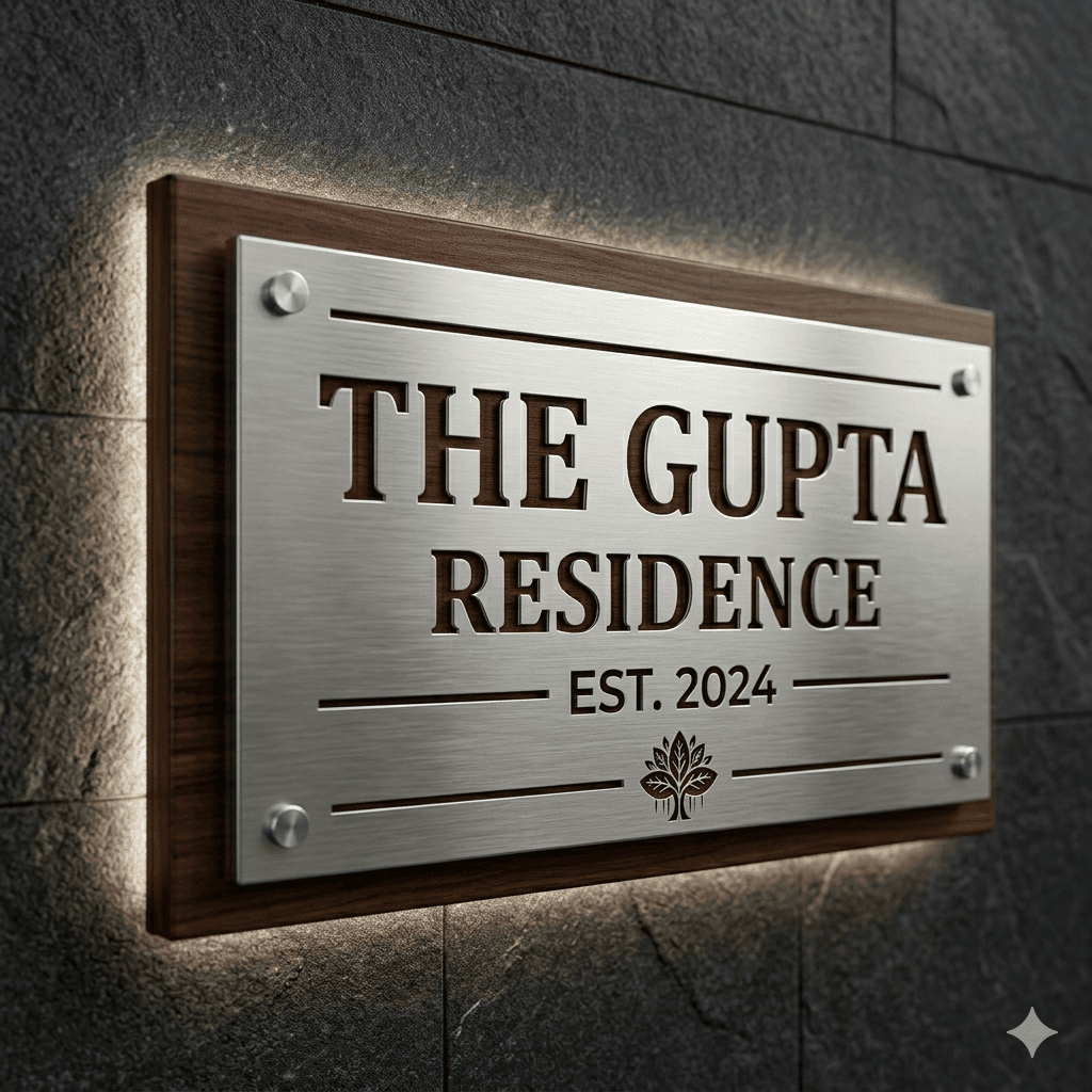 House Name Plate